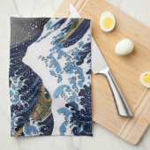 Linge De Cuisine Hokusai , “ The Great Wave off Kanagawa ” (Quart Plié)
