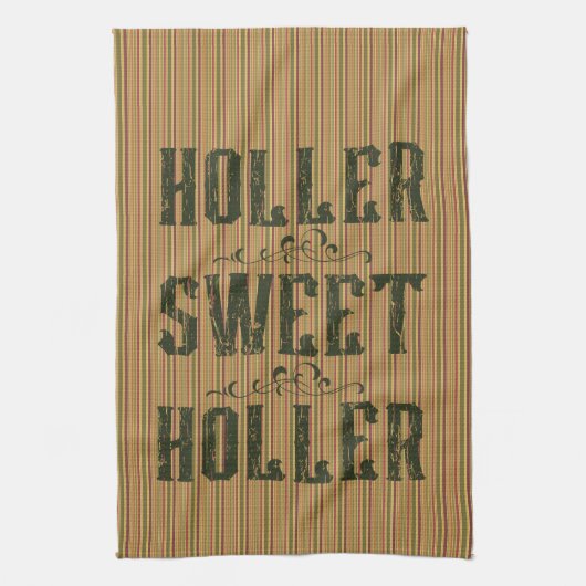 Linge De Cuisine Holler Sweet Holler Pays Rustique (Vertical)