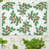 Linge De Cuisine Holly Berries (Plié)