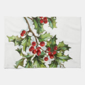 Linge De Cuisine HollyBerries 001 (Horizontal)