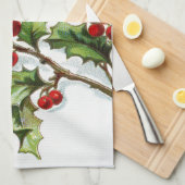 Linge De Cuisine HollyBerries 002 (Quart Plié)