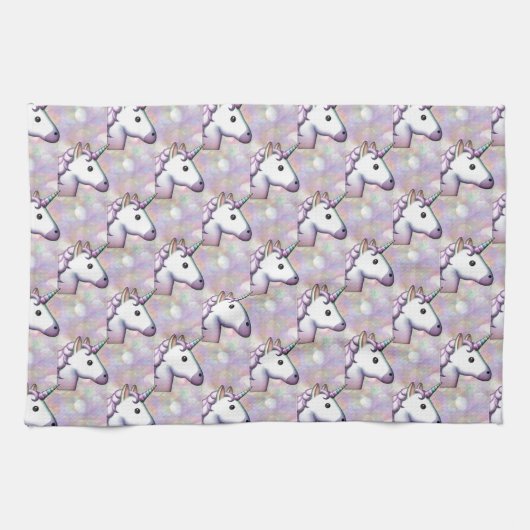 Linge De Cuisine hologramme licorne émoji (Horizontal)