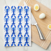 Linge De Cuisine Homard Bleu (Quart Plié)