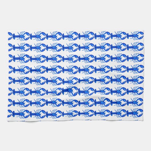 Linge De Cuisine Homard Bleu (Horizontal)