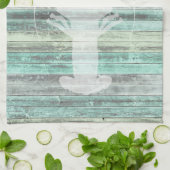 Linge De Cuisine Homard côtier rustique de décor (Plié)