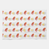 Linge De Cuisine Homard et vin (Horizontal)
