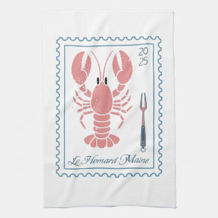 Linge De Cuisine Homard Maine Nouvelle-Angleterre Océan marin Nauti