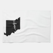 Linge De Cuisine Home State Outline Heart Missouri (Horizontal)