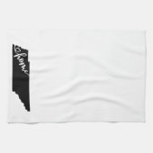 Linge De Cuisine Home State Outline Heart Tennessee (Horizontal)