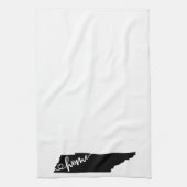 Linge De Cuisine Home State Outline Heart Tennessee (Vertical)