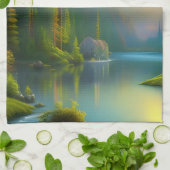 Linge De Cuisine Home Sweet Home dans les bois (Plié)