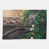 Linge De Cuisine Homme vert celtique (Horizontal)