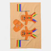 Linge De Cuisine Hommes gays Noël Gingpain Couple (Vertical)