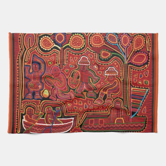 Linge De Cuisine Hommes indiens cunas à Cayucos (Horizontal)