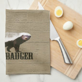 Linge De Cuisine Honey Badger Wild Animal (Quart Plié)