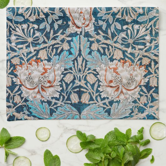 Linge De Cuisine Honeysuckle, William Morris (Plié)