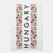 Linge De Cuisine hongrie nom du symbole du pays texte motif folklor (Vertical)