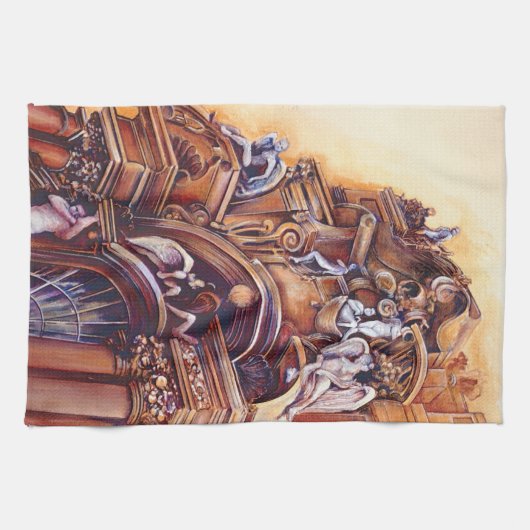 Linge De Cuisine Hongrois céleste (Horizontal)