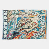 Linge De Cuisine Honnêteté, une arme élégante. (Horizontal)