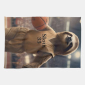 Linge De Cuisine Hoops and Hangs : Le Slam Dunking Sloth, (Horizontal)