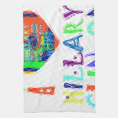 Linge De Cuisine Hope Vote Blue Lovely Reflection Extraordinaire Hi (Vertical)