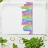 Linge De Cuisine Horizon de ville de Philadelphie (Plié)