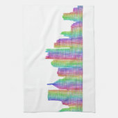 Linge De Cuisine Horizon de ville de Pittsburgh (Vertical)