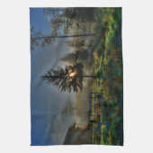Linge De Cuisine Horse Ranch Sunrise Nature Photo (Vertical)