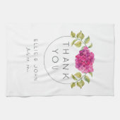 Linge De Cuisine Hortensia de roses indien de faveur de mariage (Horizontal)