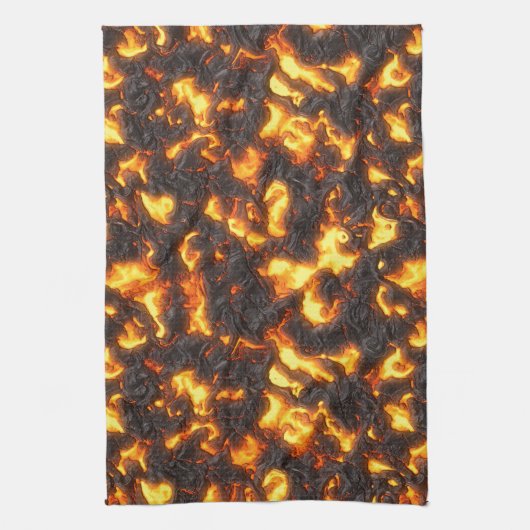 Linge De Cuisine Hot lava (Vertical)