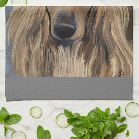 Linge De Cuisine Hound afghan (Plié)