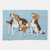 Linge De Cuisine Hound beagle (Horizontal)