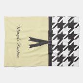 Linge De Cuisine Houndstooth moderne (Horizontal)