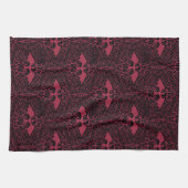 Linge De Cuisine HOUSE OF THE DRAGON | Red Dragon Filigree Pattern (Horizontal)