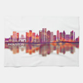 Linge De Cuisine Houston Texas Skyline (Horizontal)