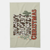 Linge De Cuisine Howdy Howdy Howdy Noël Famille Noël Noël Jeu cadea (Vertical)