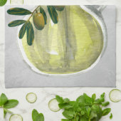 Linge De Cuisine Huile d'olive (Plié)