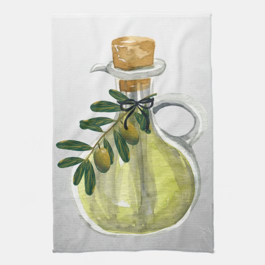 Linge De Cuisine Huile d'olive (Vertical)