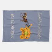 Linge De Cuisine Humble Cheval Citrouille Carriage Halloween servie (Horizontal)