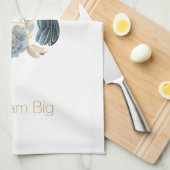 Linge De Cuisine Hummingbird Hydrangea Flowers  (Quart Plié)