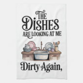 Linge De Cuisine Humorous Kitchen Saying Dish Towel (Vertical)