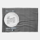 Linge De Cuisine Humour de commande Alexa (Horizontal)