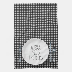 Linge De Cuisine Humour de commande Alexa