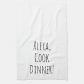 Linge De Cuisine Humour de commande Alexa pour cuisine (Vertical)