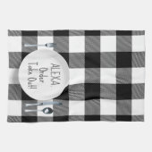 Linge De Cuisine Humour De Commande Alexa Sur Plaid (Horizontal)