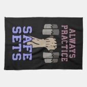 Linge De Cuisine Humour de l'entraînement - Jeux de sécurité de l'e (Horizontal)