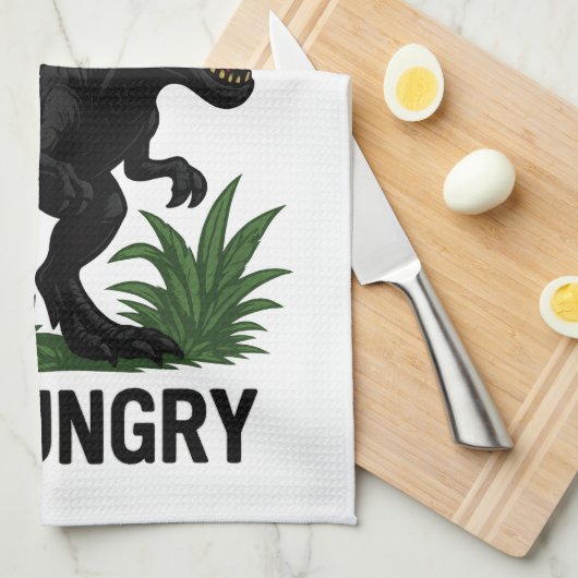 Linge De Cuisine Hungry T-Rex (Quart Plié)
