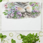 Linge De Cuisine Husky Chig Maman Floral (Plié)