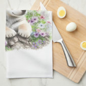 Linge De Cuisine Husky Chig Maman Floral (Quart Plié)