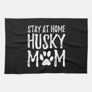 Linge De Cuisine Husky Stay Funny Dog Maman Poison